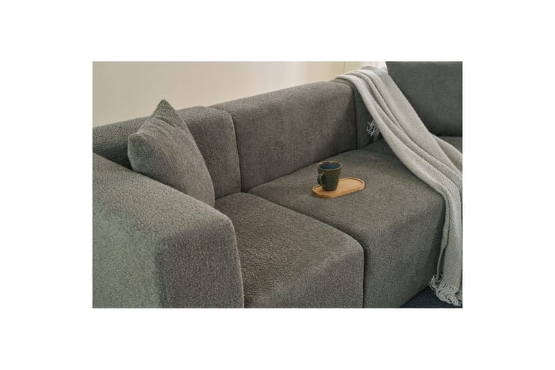 Veyno Sofa 3-sits - Mörkbeige - Møbler - Sofaer - 3 seter sofa
