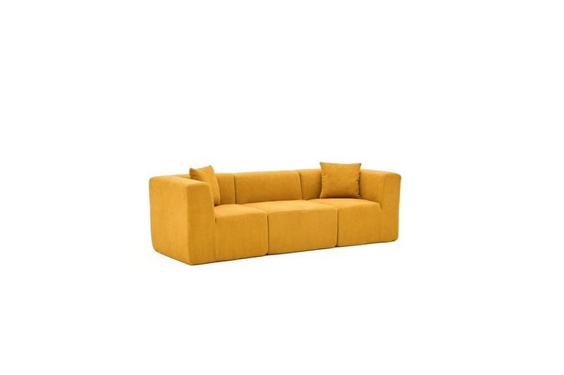 Veyno Sofa 3-sits - Oransje - Møbler - Sofaer - 3 seter sofa