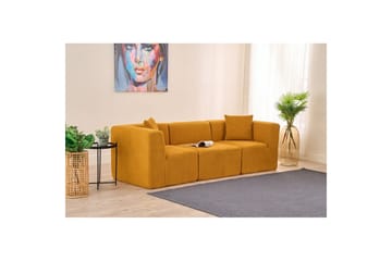 Veyno Sofa 3-sits - Oransje - Møbler - Sofaer - 3 seter sofa