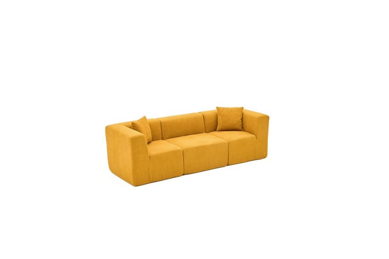 Veyno Sofa 3-sits - Oransje - Møbler - Sofaer - 3 seter sofa