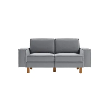 Vilsa 2-seters sofa - Brun/Grå - Møbler - Sofaer - Fløyelssofaer