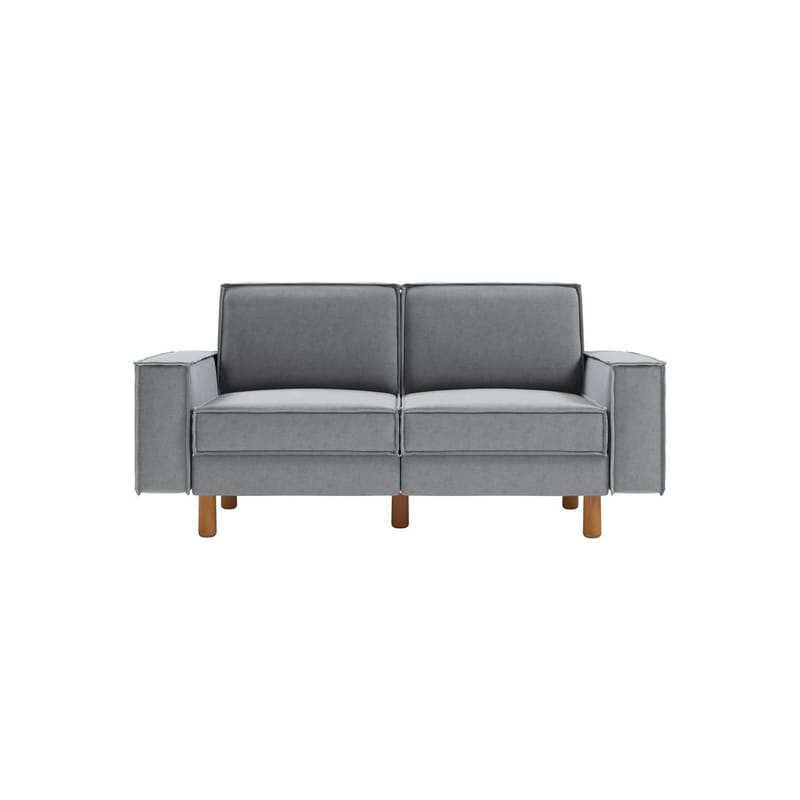 Vilsa 2-seters sofa - Brun/Grå - Møbler - Sofaer - Fløyelssofaer