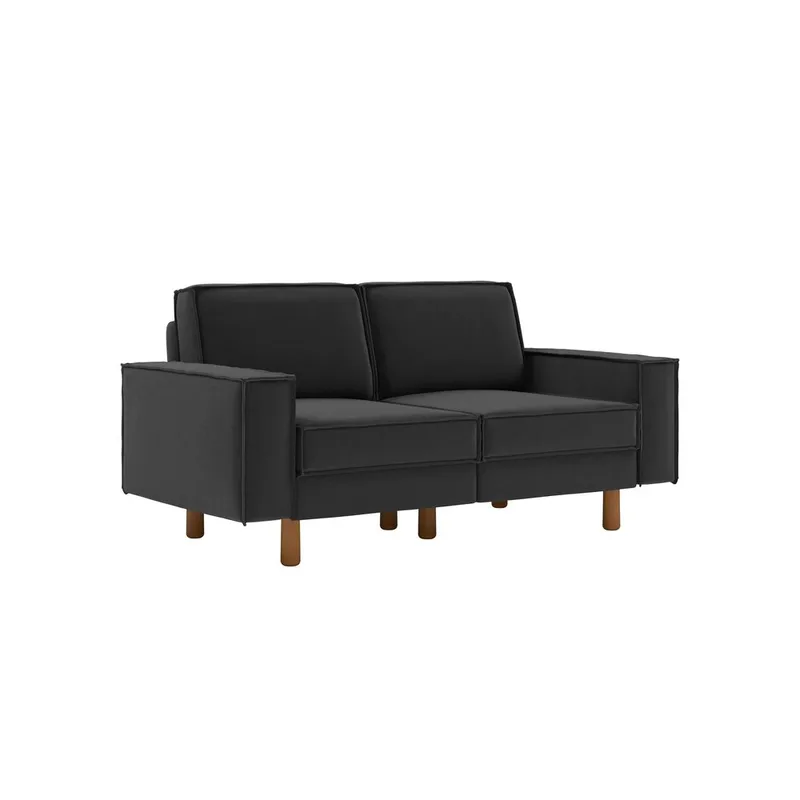 Vilsa 2-seters sofa, Brun/Mørkegrå