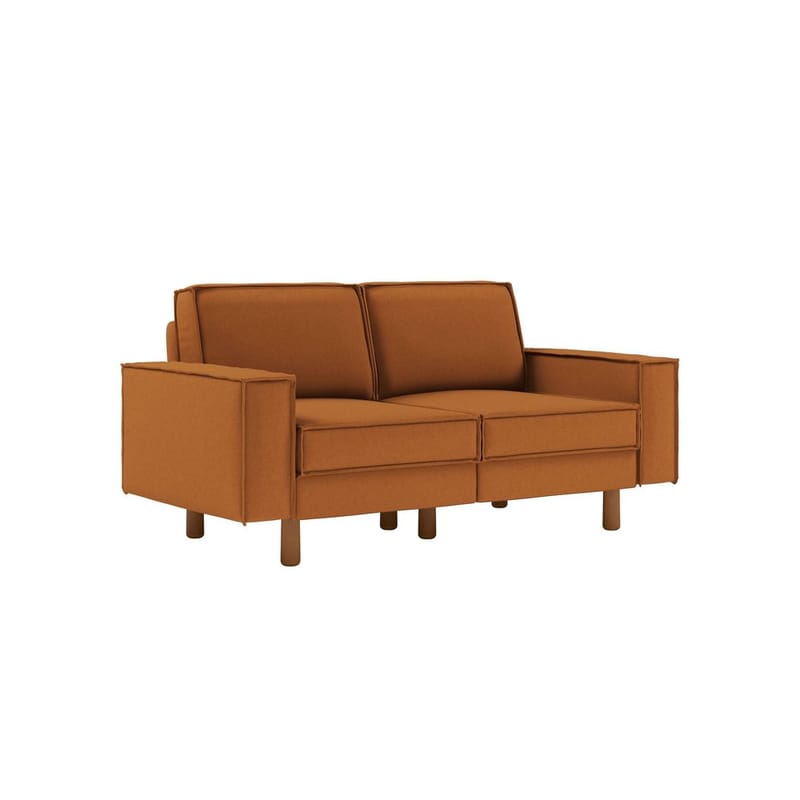 Vilsa 2-seters sofa - Lysebrun - Møbler - Sofaer - Fløyelssofaer