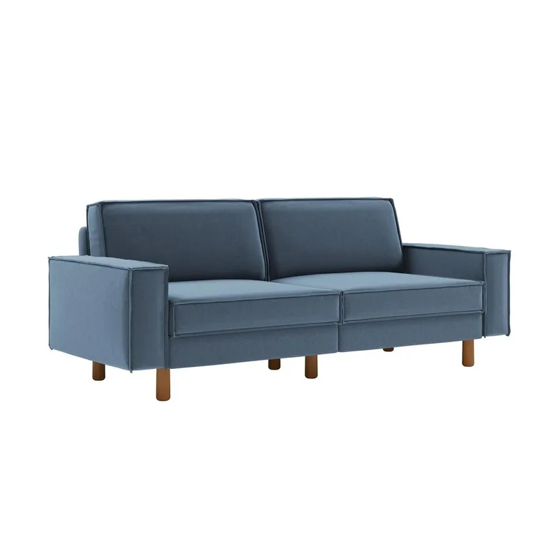 Vilsa 3-seters sofa, Brun/Blå