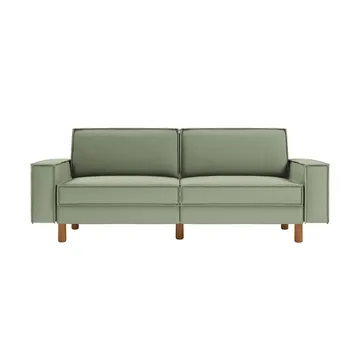 Vilsa 3-seters sofa - Brun/Grønn - Møbler - Sofaer - Fløyelssofaer