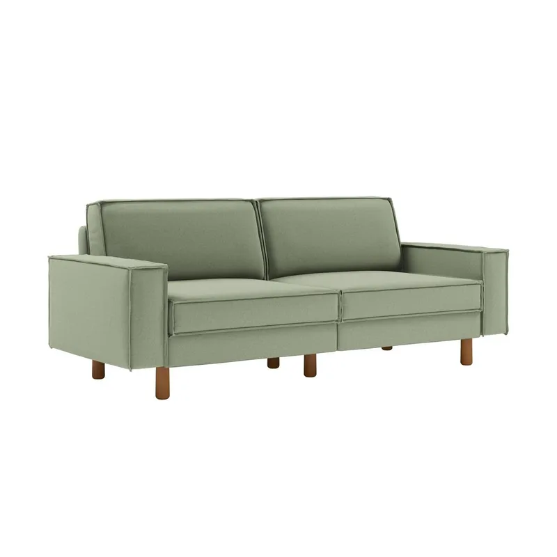 Vilsa 3-seters sofa, Brun/Grønn