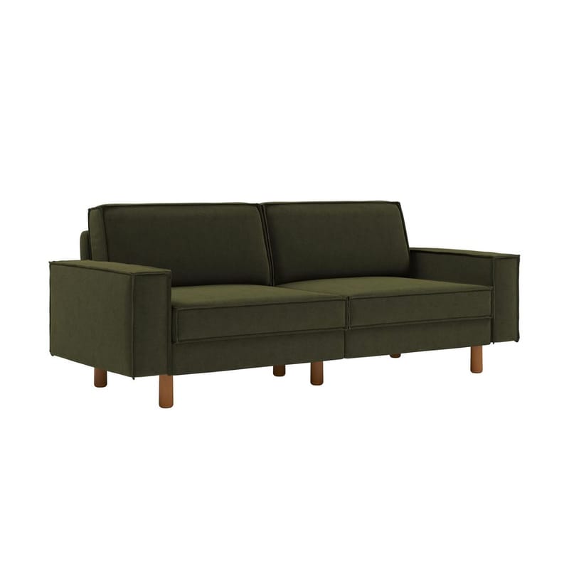 Vilsa 3-seters sofa - Brun/Grønn - Møbler - Sofaer - Fløyelssofaer