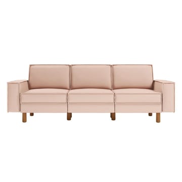 Vilsa 3-seters sofa - Brun/Sand - Møbler - Sofaer - Fløyelssofaer