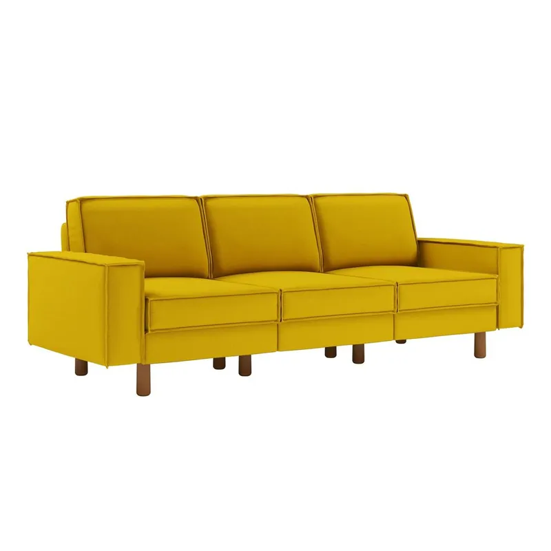 Vilsa 3-seters sofa - Gul - Møbler - Sofaer - 3 seter sofa