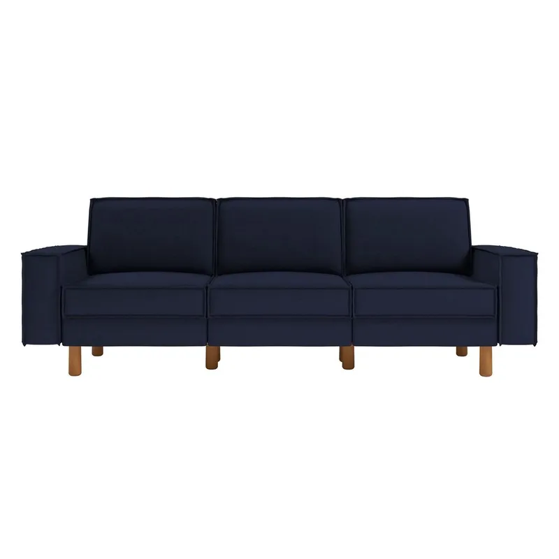 Vilsa 3-seters sofa - Mørkeblå - Møbler - Sofaer - 3 seter sofa