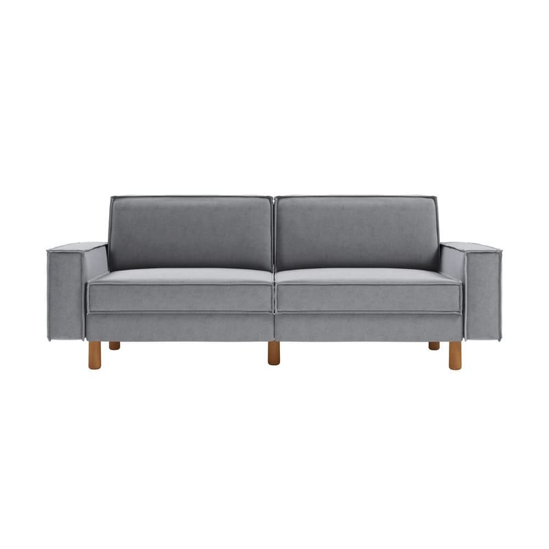 Vilsa 3-seters sofa - Mørkegrå - Møbler - Sofaer - Fløyelssofaer