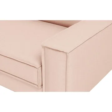 Vilsa 3-seters sofa - Rosa - Møbler - Sofaer - Fløyelssofaer