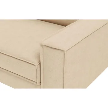 Vilsa 3-seters sofa - Sand - Møbler - Sofaer - Fløyelssofaer