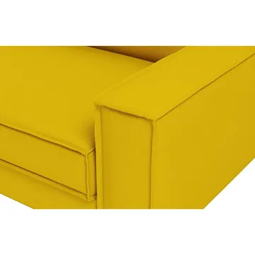 Vilsa 3-seters sofa - Sennepsgul - Møbler - Sofaer - 3 seter sofa