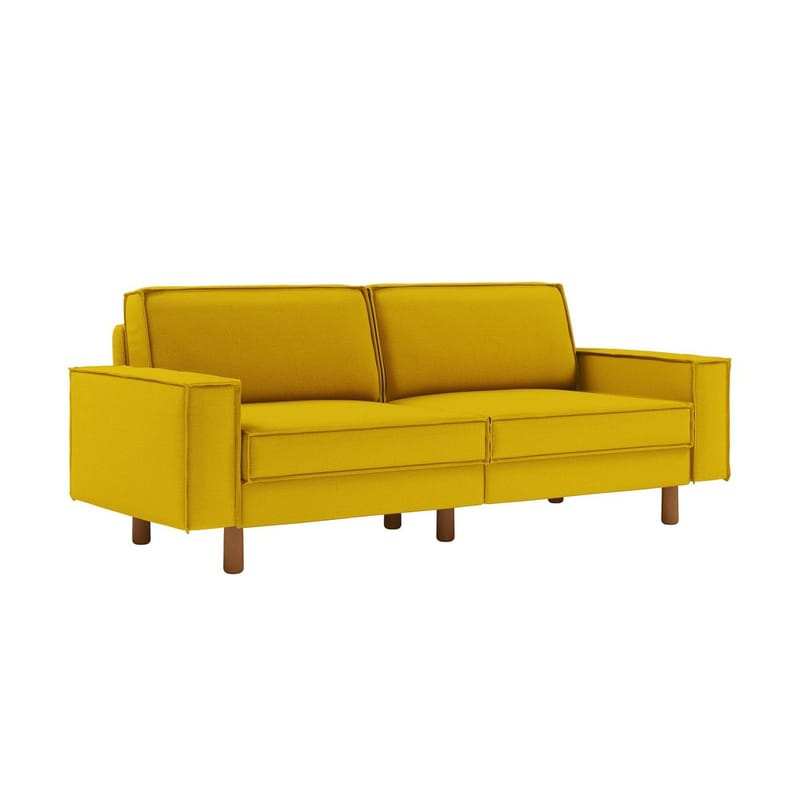 Vilsa 3-seters sofa - Sennepsgul - Møbler - Sofaer - 3 seter sofa