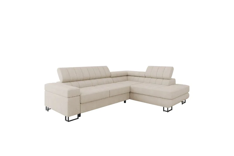 Warwick Sofa med Sjeselong 3-seter, Beige