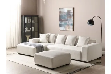 Westerfeld Hjørnesofa 4-seter - Hvit - Møbler - Sofaer - Hjørnesofaer