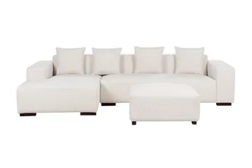Westerfeld Hjørnesofa 4-seter - Hvit - Møbler - Sofaer - Hjørnesofaer