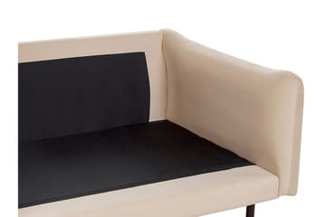 Woodal Hjørnesofa 4-seter - Beige/Svart - Møbler - Sofaer - Fløyelssofaer