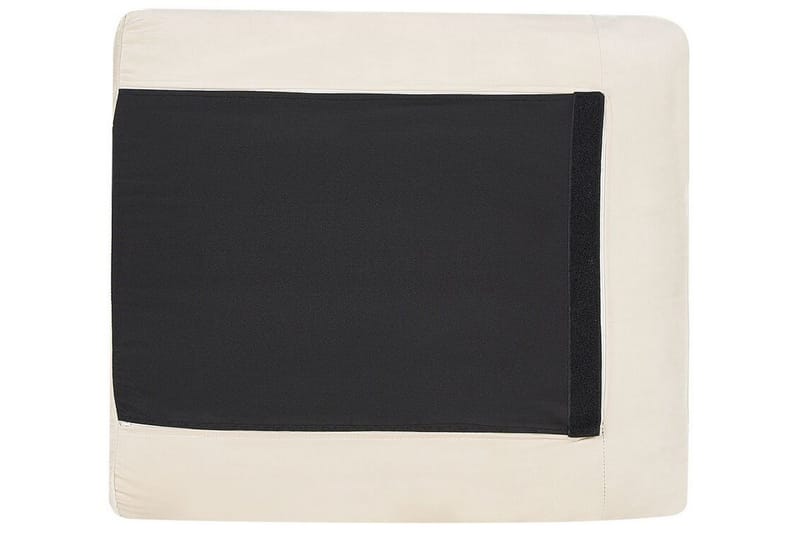 Woodal Hjørnesofa 4-seter - Beige/Svart - Møbler - Sofaer - Fløyelssofaer