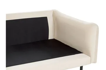 Woodal Hjørnesofa 4-seter - Beige/Svart - Møbler - Sofaer - Fløyelssofaer