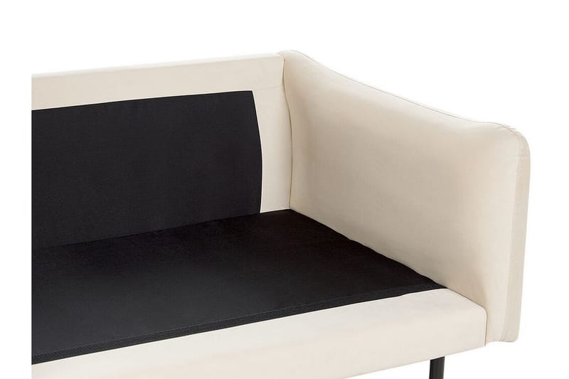 Woodal Hjørnesofa 4-seter - Beige/Svart - Møbler - Sofaer - Fløyelssofaer