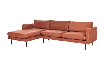 Woodal Hjørnesofa 4-seter - Brun/Svart - Møbler - Sofaer - Hjørnesofaer