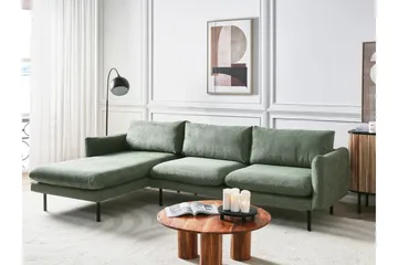 Woodal Hjørnesofa 4-seter - Grønn/Svart - Møbler - Sofaer - Hjørnesofaer