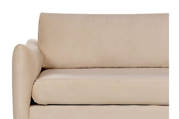 Woodal Sofa 3-seter - Beige/Svart - Møbler - Sofaer - Fløyelssofaer