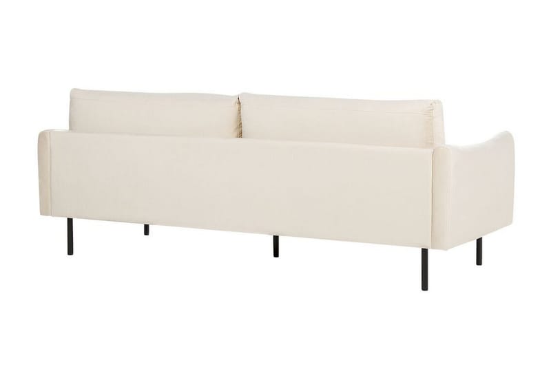 Woodal Sofa 3-seter - Beige/Svart - Møbler - Sofaer - Fløyelssofaer