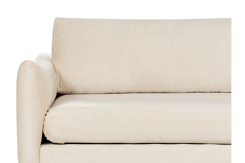 Woodal Sofa 3-seter - Beige/Svart - Møbler - Sofaer - Fløyelssofaer