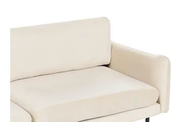 Woodal Sofa 3-seter - Beige/Svart - Møbler - Sofaer - Fløyelssofaer