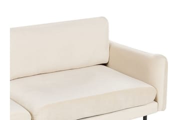 Woodal Sofa 3-seter - Beige/Svart - Møbler - Sofaer - Fløyelssofaer