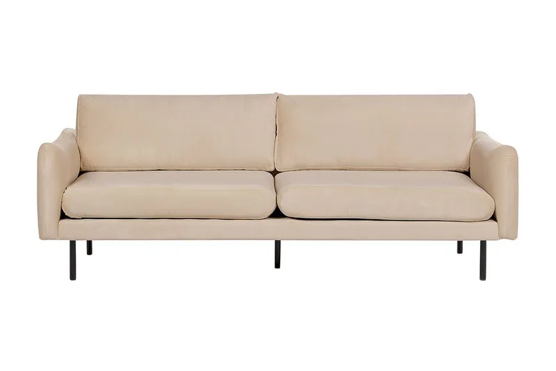 Woodal Sofa 3-seter, Beige/Svart