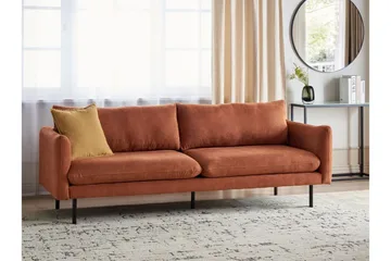 Woodal Sofa 3-seter - Brun/Svart - Møbler - Sofaer - 3 seter sofa