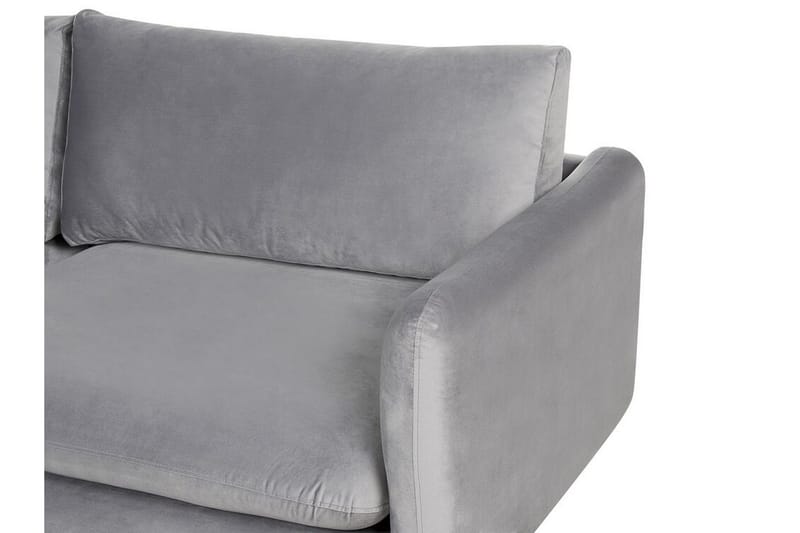 Woodal Sofa 3-seter - Grå/Svart - Møbler - Sofaer - Fløyelssofaer