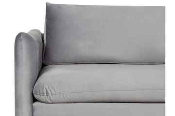 Woodal Sofa 3-seter - Grå/Svart - Møbler - Sofaer - Fløyelssofaer