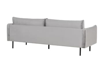Woodal Sofa 3-seter - Grå/Svart - Møbler - Sofaer - Fløyelssofaer