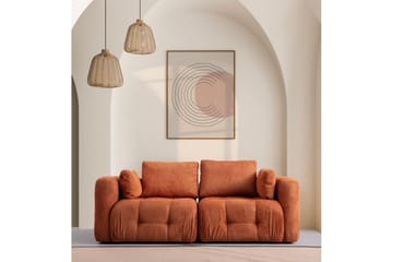 Yvara Sofa 2-sits - Oransje - Møbler - Sofaer - Modulsofaer - Komplett modulsofa