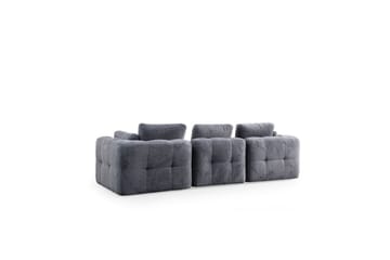 Yvara Sofa 3-sits - Grå - Møbler - Sofaer - Modulsofaer - Komplett modulsofa