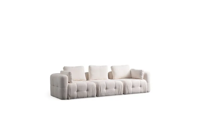 Yvara Sofa 3-sits, Hvit