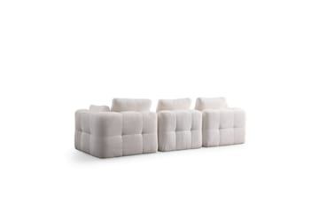 Yvara Sofa 3-sits - Hvit - Møbler - Sofaer - 3 seter sofa