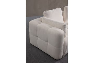 Yvara Sofa 3-sits - Hvit - Møbler - Sofaer - Modulsofaer - Komplett modulsofa