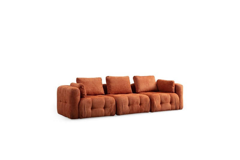 Yvara Sofa 3-sits - Oransje - Møbler - Sofaer - 3 seter sofa