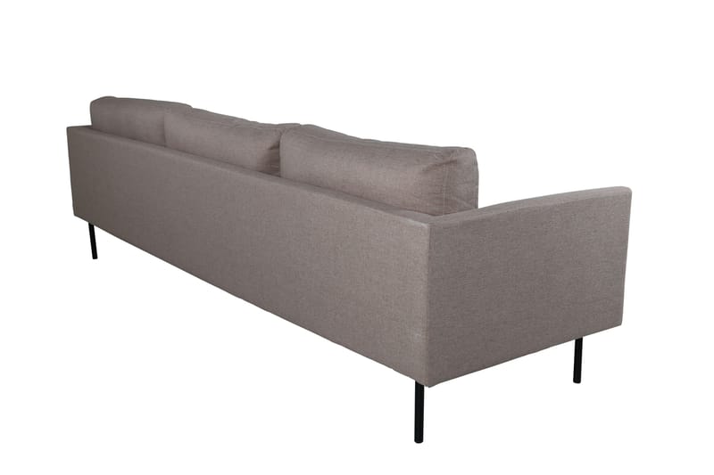 Zoom 3-seter Dyp Sofa 260 cm i Stoff - Brun - Møbler - Sofaer - 3 seter sofa