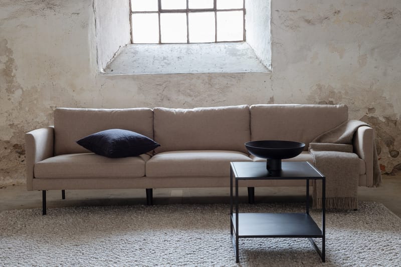 Zoom 3-seter Dyp Sofa 260 cm i Stoff - Brun - Møbler - Sofaer - 3 seter sofa