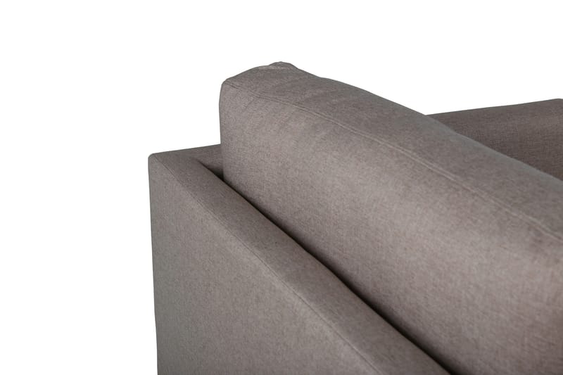 Zoom 3-seter Dyp Sofa 260 cm i Stoff - Brun - Møbler - Sofaer - 3 seter sofa