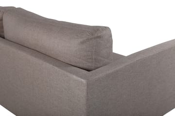 Zoom 3-seter Dyp Sofa 260 cm i Stoff - Brun - Møbler - Sofaer - 3 seter sofa