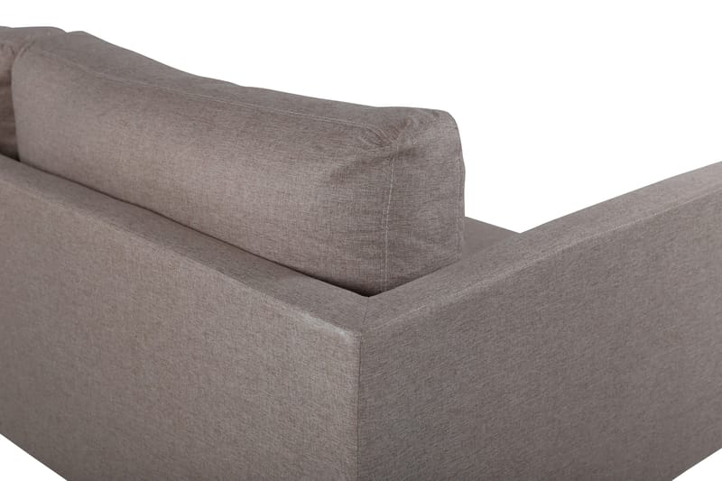 Zoom 3-seter Dyp Sofa 260 cm i Stoff - Brun - Møbler - Sofaer - 3 seter sofa
